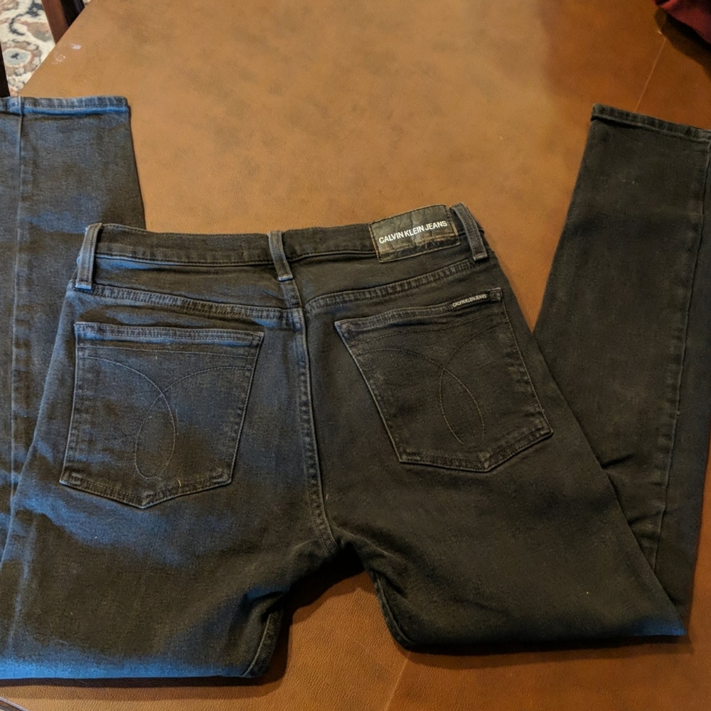 Mens Black Calvin Klein CKJ016 30x30